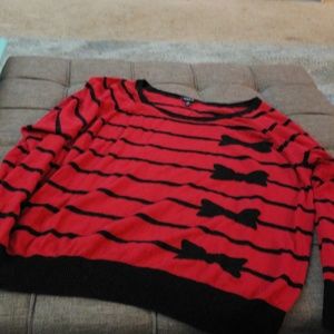 Cute Bow Detail Sweater